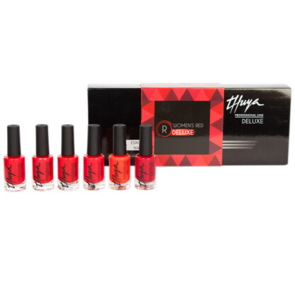 Collezioni Deluxe Kit Smalto Deluxe Rosso – Opzione B – THUYA NAILS Thuya Shop